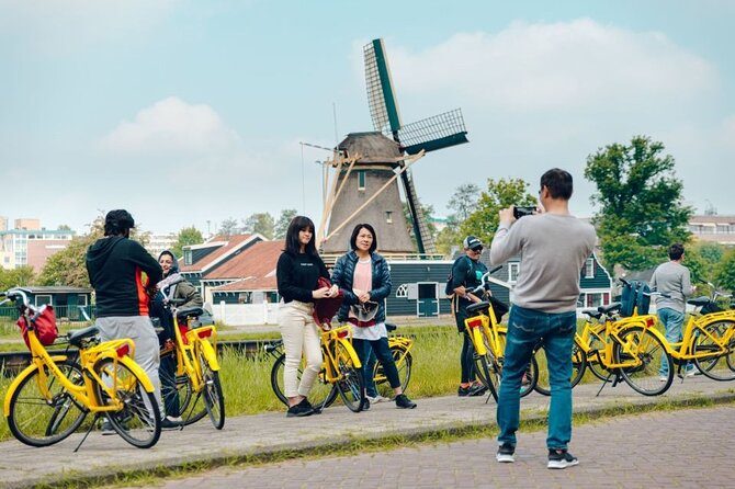 Amsterdam Countryside Bike Tour: Windmill, Cheese Farm, and IJ River Ferry