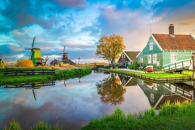 Day Trip from Amsterdam — Zaanse Schans Windmills